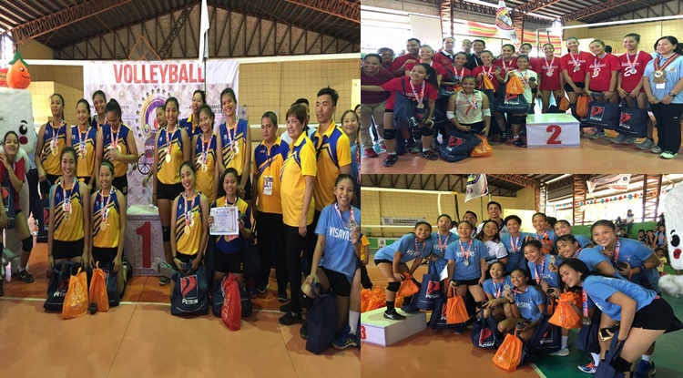 IN PHOTOS: Volleyball Secondary Girls’ Medalists Of Palarong Pambansa 2018