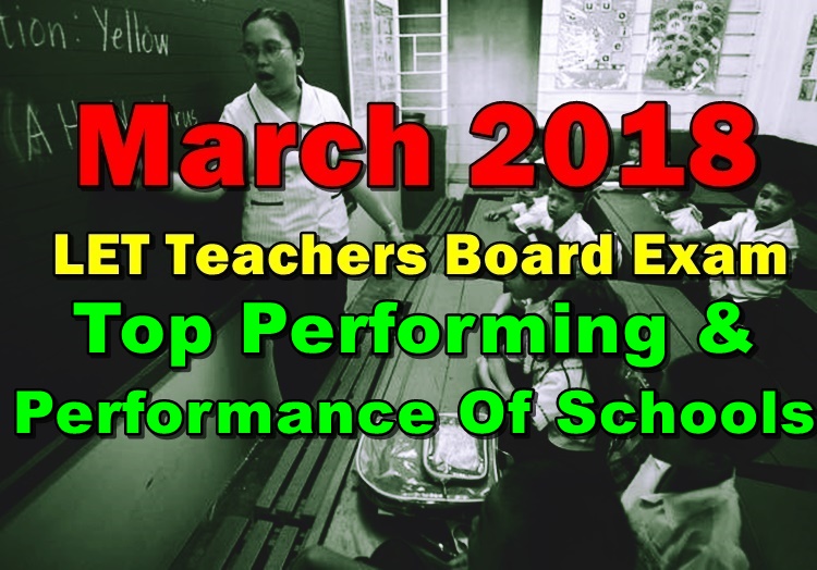 March 2018 LET Teachers Board Exam