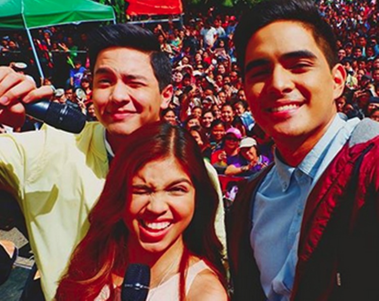 Juancho Trivino, Maine Mendoza, Alden Richards