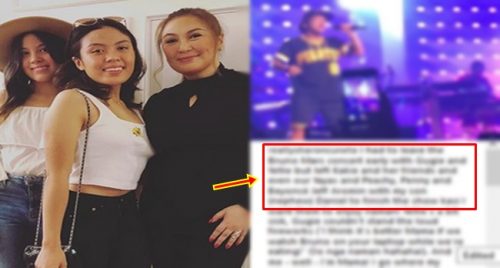Sharon Cuneta, Bruno Mars Concert