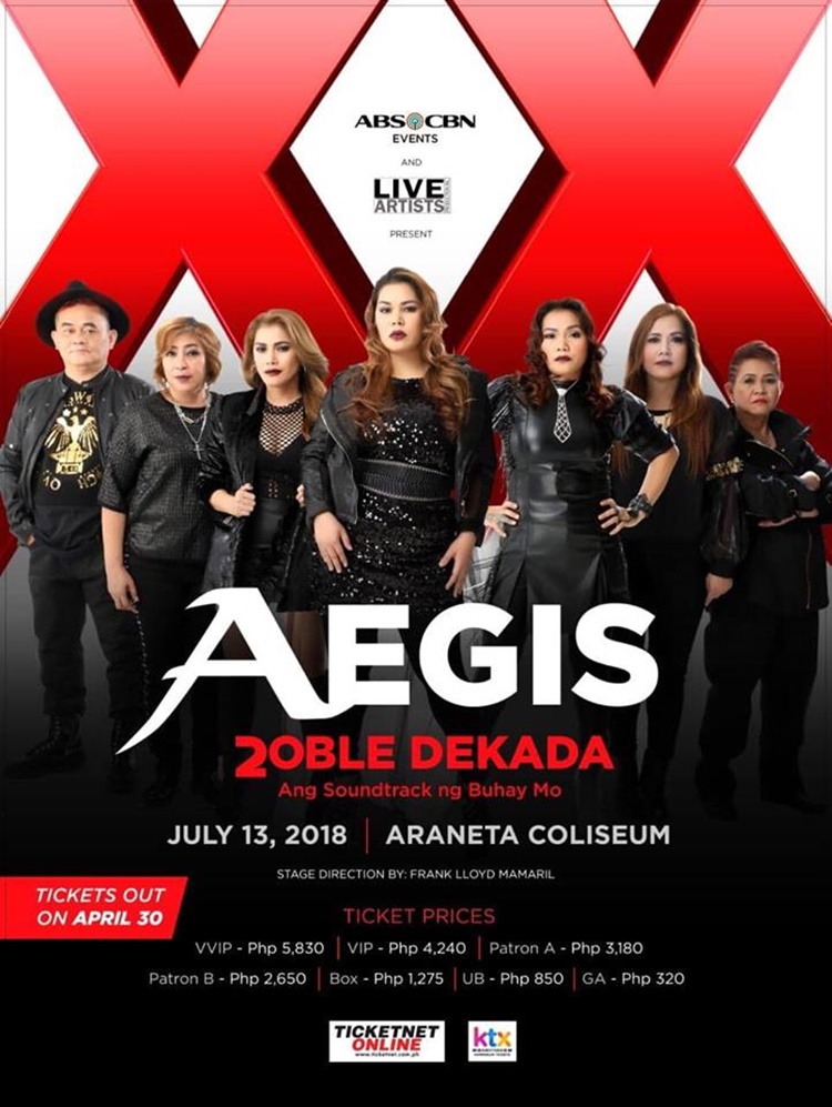 Pinoy Rock Band Aegis To Have Their First Ever Concert In