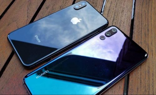 huawei p20 pro and iphone x