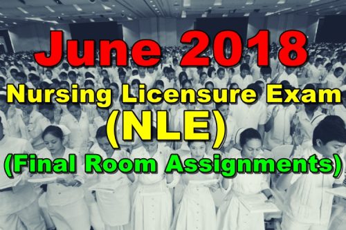 June 2018 Nursing Licensure Exam