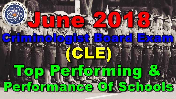 June 2018 Criminologist Board Exam