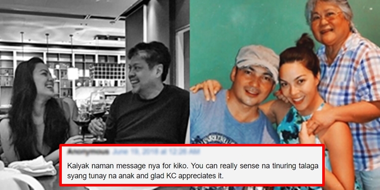 Kc Concepcion's Messages To Kiko, Gabby For Father's Day Receive Comments