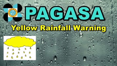 Yellow Rainfall Warning