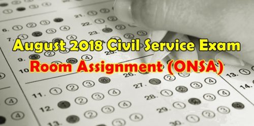Civil Service Exam August 2018Civil Service Exam August 2018