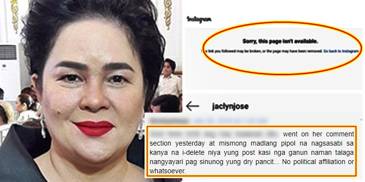 Jaclyn Jose Deactivates IG Account After Burning Chinese Food Products