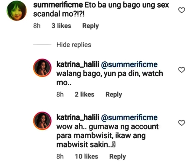 Katrina Halili Slams Comment About Past Malicious Affair With Hayden Kho 