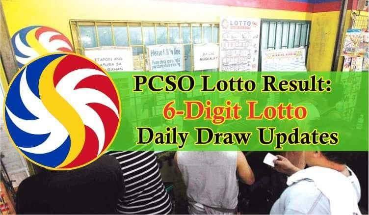 lotto result today 6 digit
