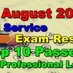 August 2018 Civil Service Exam