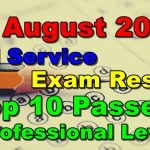 August 2018 Civil Service Exam