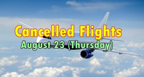 Cancelled Flights August 23