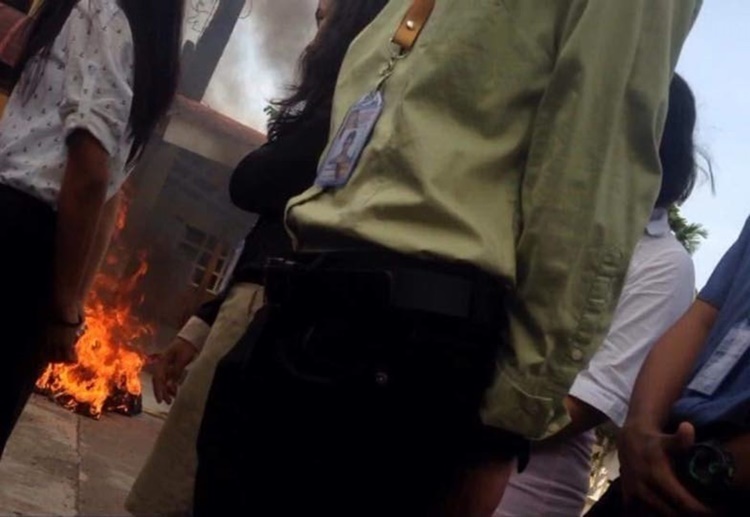 Bag Burning Incident