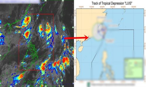 Tropical Depression Luis