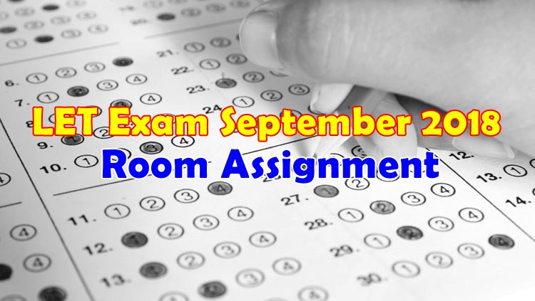 let room assignment september 2018