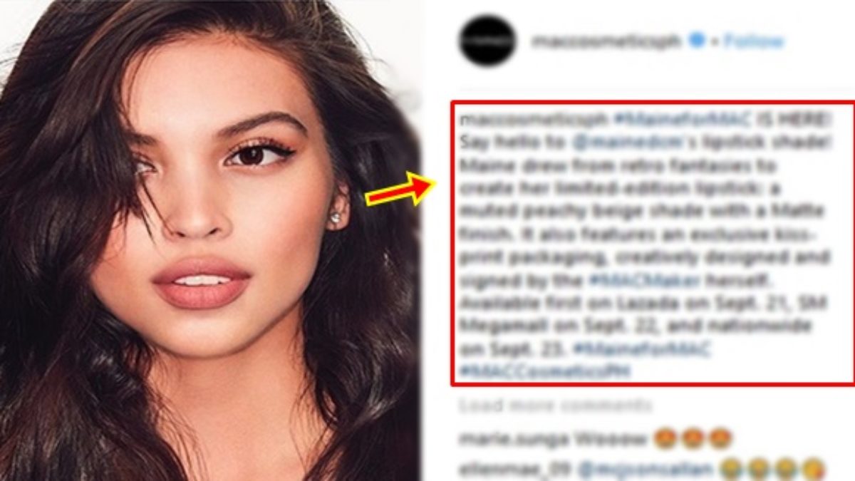 mac maine mendoza price