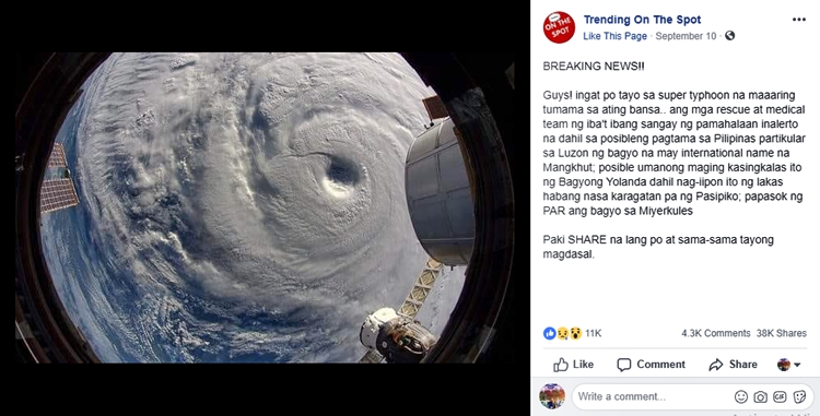 Super Typhoon Mangkhut