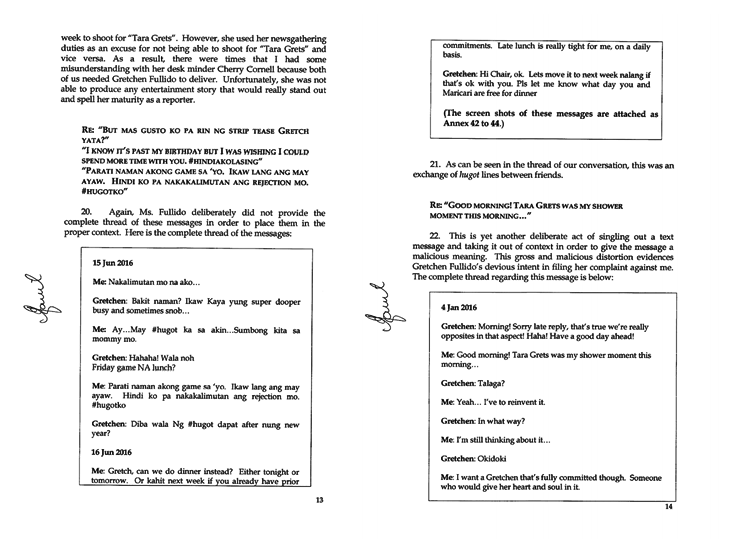 Gretchen Fullido Case