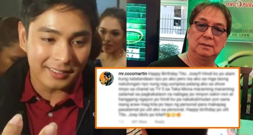 Coco Martin Reveals Past Experience