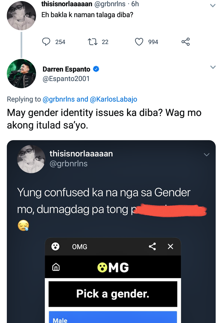 Darren Espanto Gayness Issue