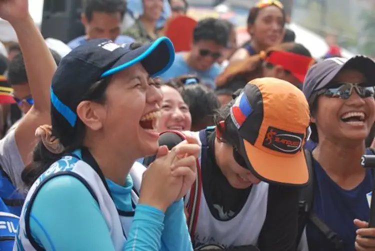 Filipino People Laughing
