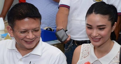 Heart Evangelista with Chiz Escudero as he Files Candidacy
