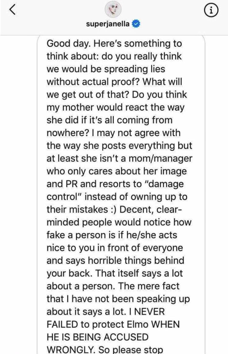 Janella Salvador Breaks Silence