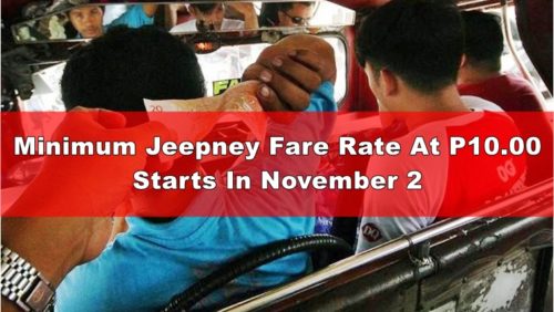 Minimum Jeepney Fare Rate