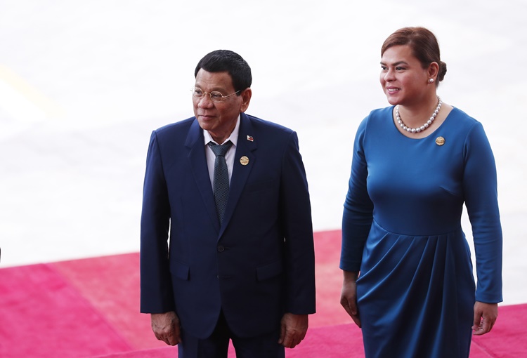 Pres. Rodrigo Roa Duterte, Davao City Mayor Sara Duterte