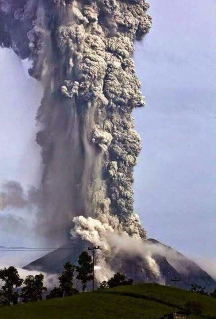 Indonesia’s Mount Sinabung Volcano Eruption Aftermath