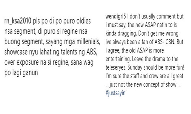 ASAP comment