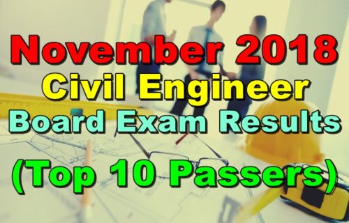 Civil Engineer Board Exam Results