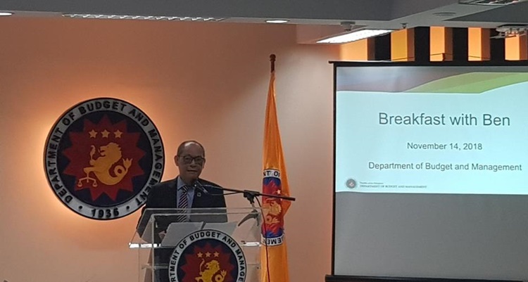 DBM Secretary Benjamin Diokno