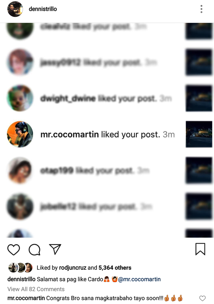 Dennis Trillo Reaction