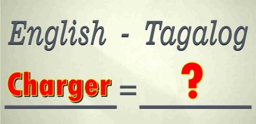 English-Tagalog Translate Charger