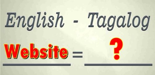 English-Tagalog Translate Website