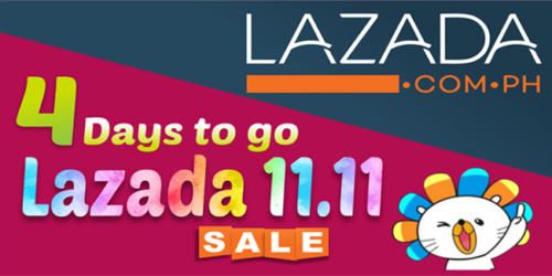 Lazada 11.11 Sale 4 Days To Go