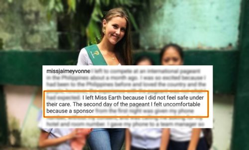 Miss Earth-Canada Harassment