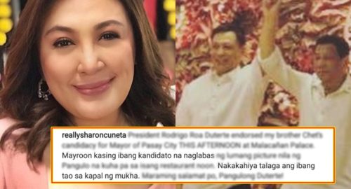Sharon Cuneta Intriguing Post