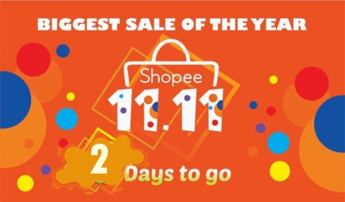 Shopee 11.11 Christmas Sale 2 Days To Go