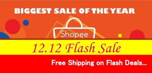 Shopee 12.12 Flash Sale Free Shipping