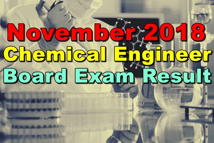 Chemical Engineer Board Exam Result