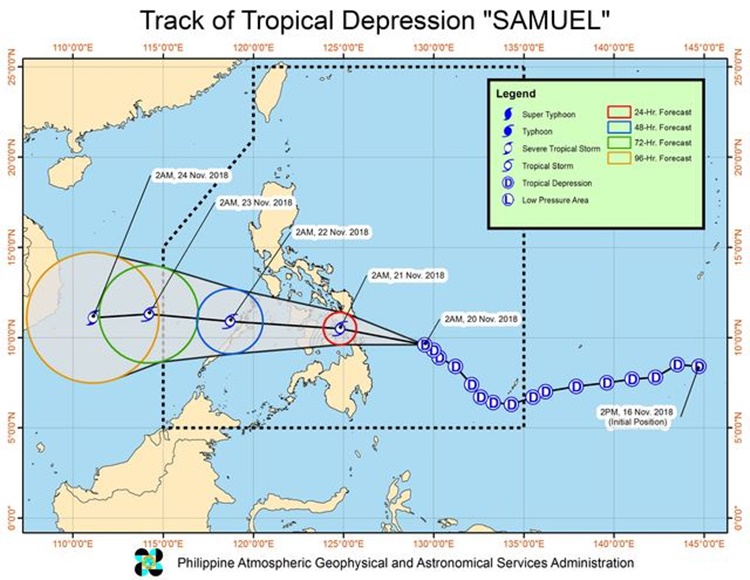 Tropical Depression Samuel