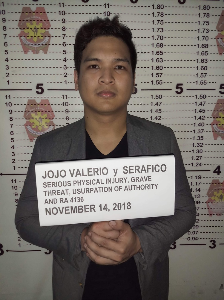 Road Rage Suspect Jojo Valerio's Mugshots & Video Footage During Arrest