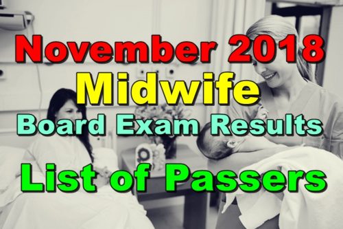Midwife Board Exam Results