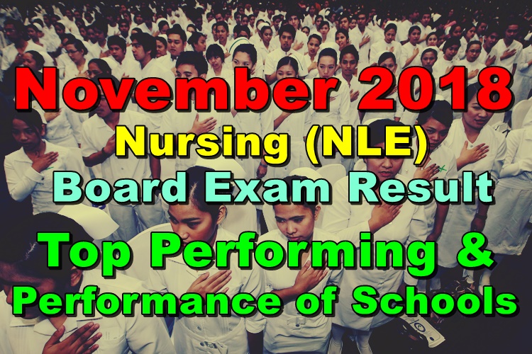Nursing Board Exam Result November 2018 Top Performing & Performance