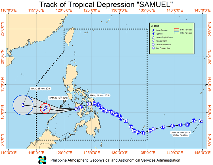 Tropical Depression Samuel
