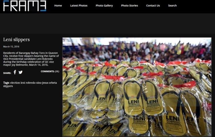 Leni Robredo Slippers
