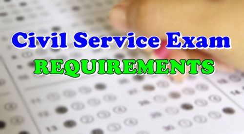 Civil Service Exam Requirements